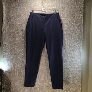 Vineyard Vines Performance Pull-On Pants Navy Blue Small Slim Leg Polyester